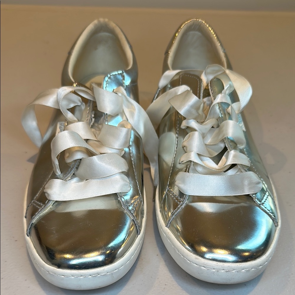 Keds x Kate Spade Silver Sneakers